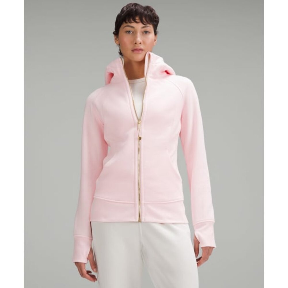 RARE NWT Lululemon SCUBA FULL ZIP HOODIE Strawberry Milkshake GOLD Jacket 12